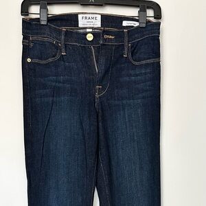 MOTHER Blue Flare Wide Leg Jeans
